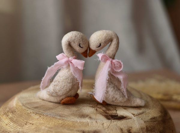 Felted goose | Felted photo props