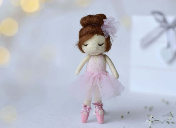 Felted ballerina | Felted photo props