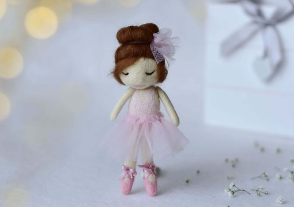 Felted ballerina | Felted photo props