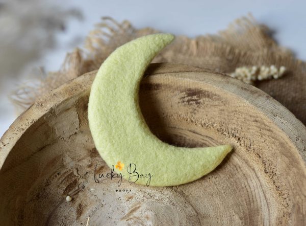 Felted fmoon | Felted photo props