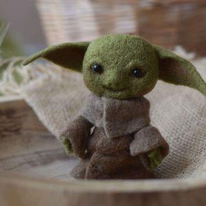 Felted baby yoda | Felted photo props