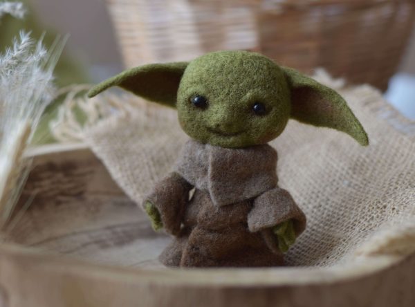 Felted baby yoda | Felted photo props