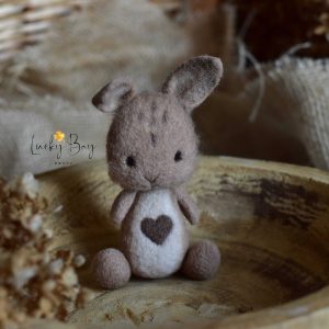 Felted bunny | Felted photo props newborn | NEW