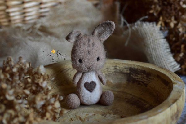 Felted bunny | Felted photo props newborn | NEW